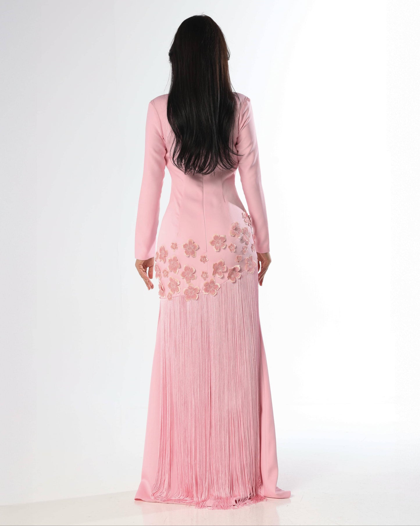 Fringed Pink Dress